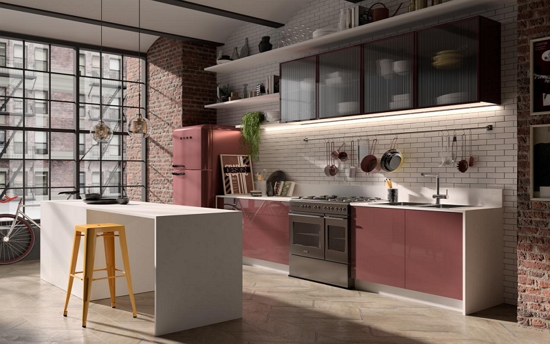 Aurora Ecru, HIMACS - Solid Surface Countertops | LX Hausys US